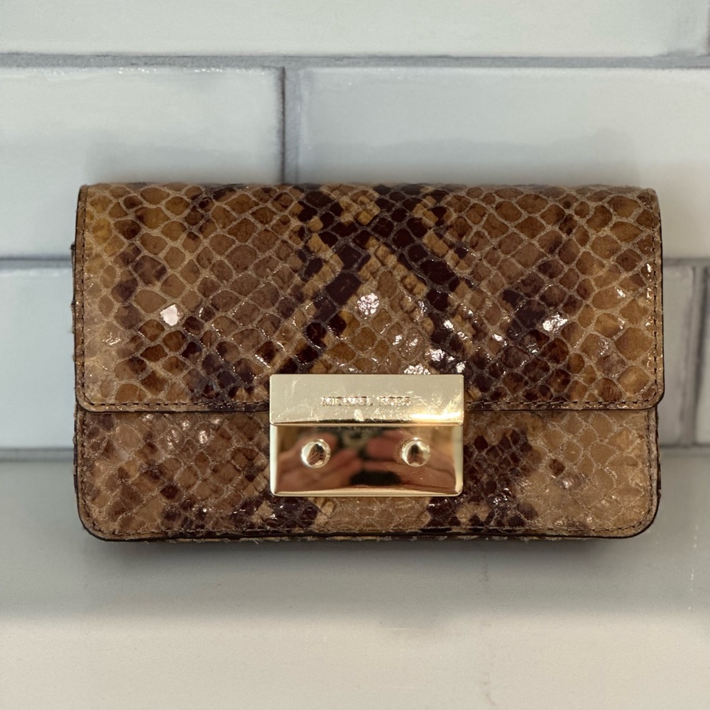 Michael Kors - Snakeskin style Leather - Mini Crossbody Handbag